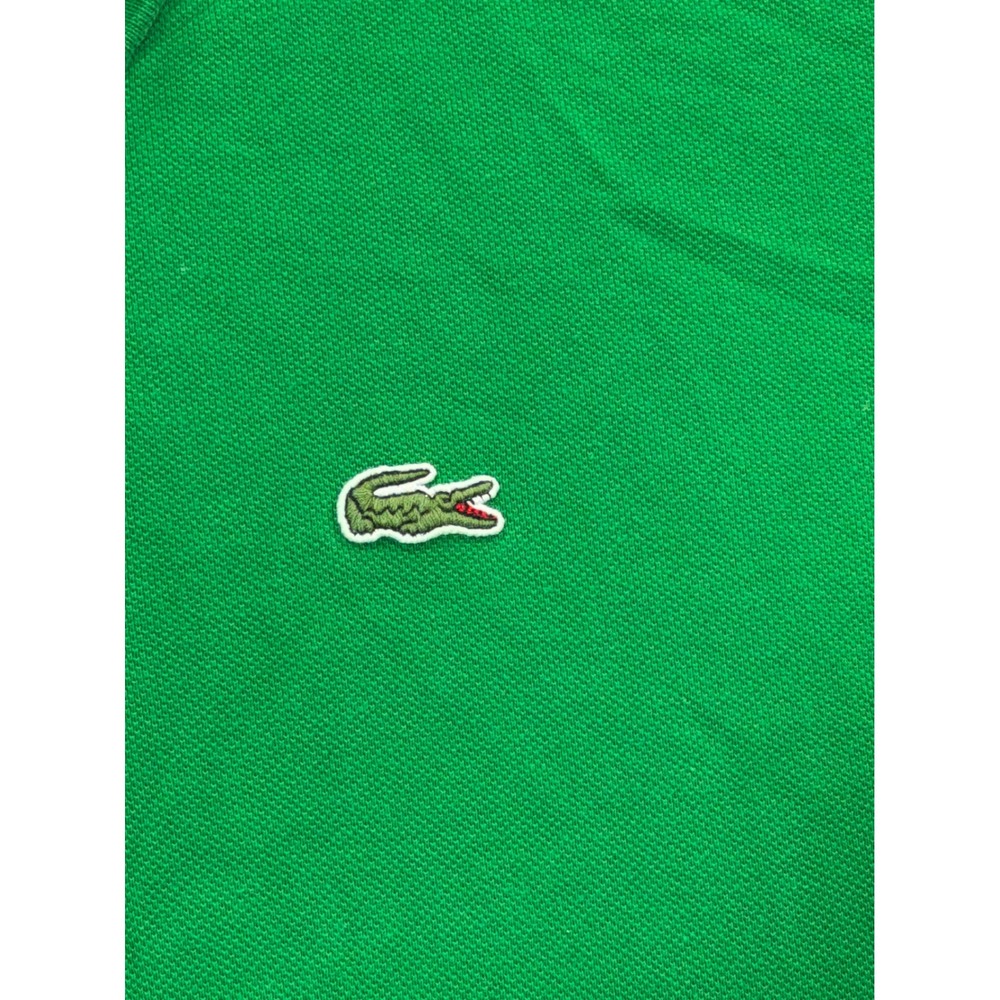 Lacoste Polo Shirt Mens Green Short Sleeve Pique Size 7 XXL - Picture 6 of 8